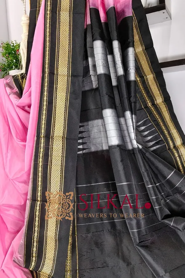 Ilkal_Temple_Cotton_Silk_Saree_SKL2087