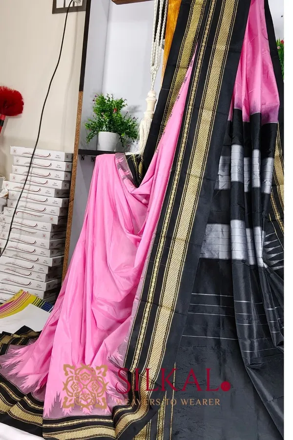 Ilkal_Temple_Cotton_Silk_Saree_SKL2087