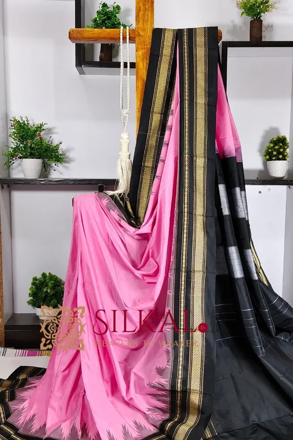 Ilkal_Temple_Cotton_Silk_Saree_SKL2087