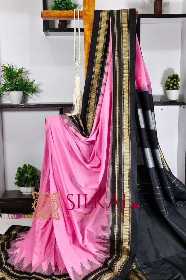 Ilkal_Temple_Cotton_Silk_Saree_SKL2087