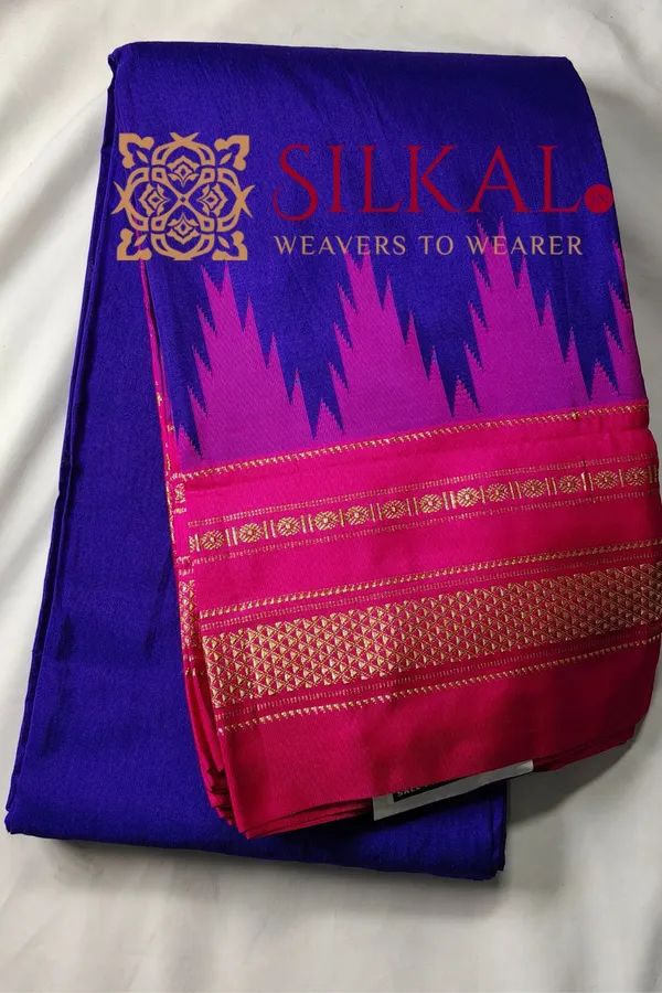 Ilkal_Temple_Cotton_Silk_Saree_SKL2089