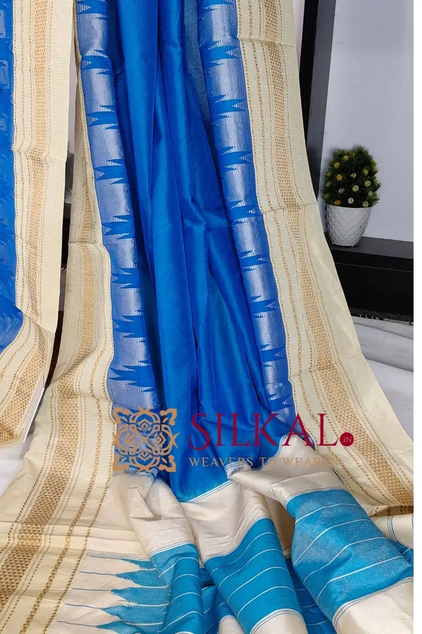 Ilkal_Temple_Cotton_Silk_Saree_SKL2092
