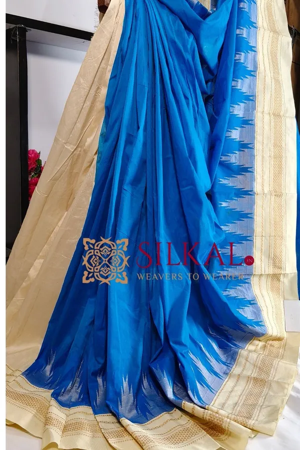 Ilkal_Temple_Cotton_Silk_Saree_SKL2092