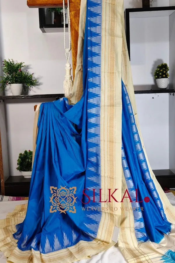 Ilkal_Temple_Cotton_Silk_Saree_SKL2092