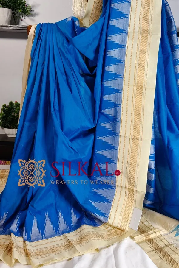 Ilkal_Temple_Cotton_Silk_Saree_SKL2092