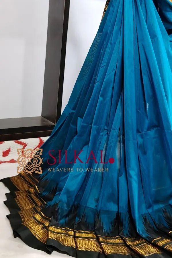 Ilkal_Temple_Cotton_Silk_Saree_SKL3093