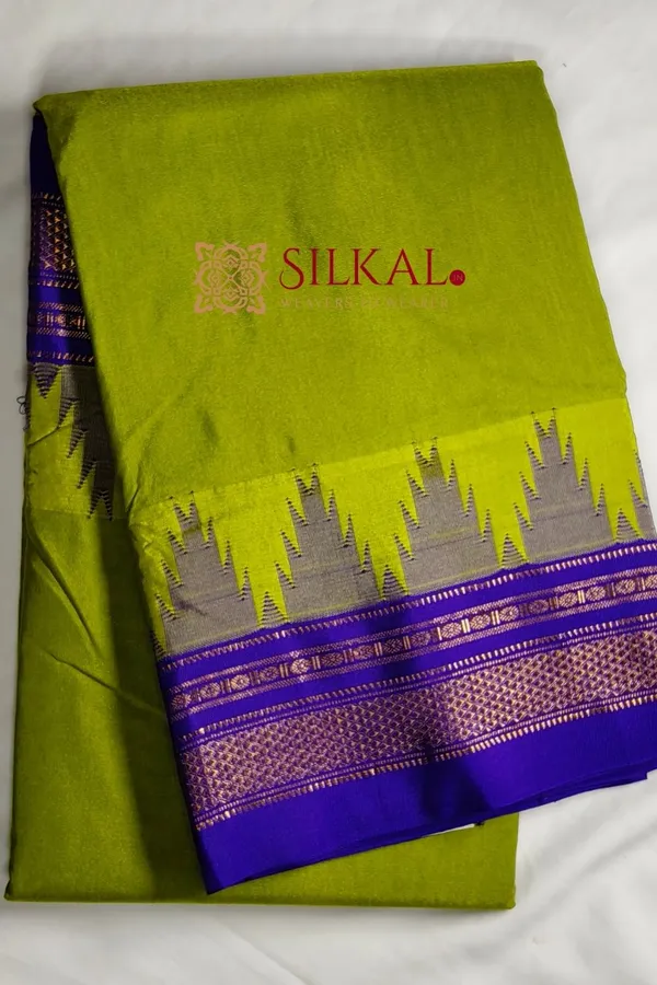 Ilkal_Temple_Cotton_Silk_Saree_SKL3094