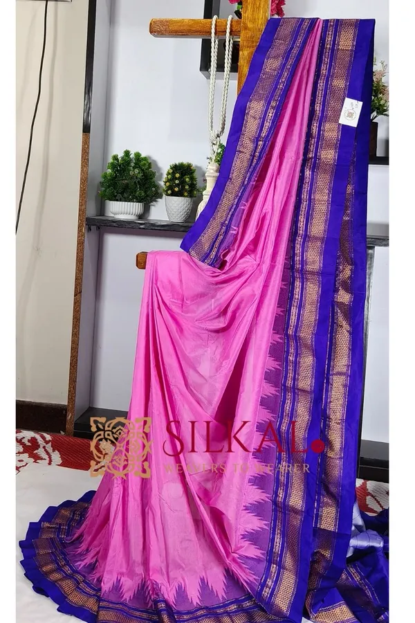 Ilkal_Temple_Cotton_Silk_Saree_SKL3096
