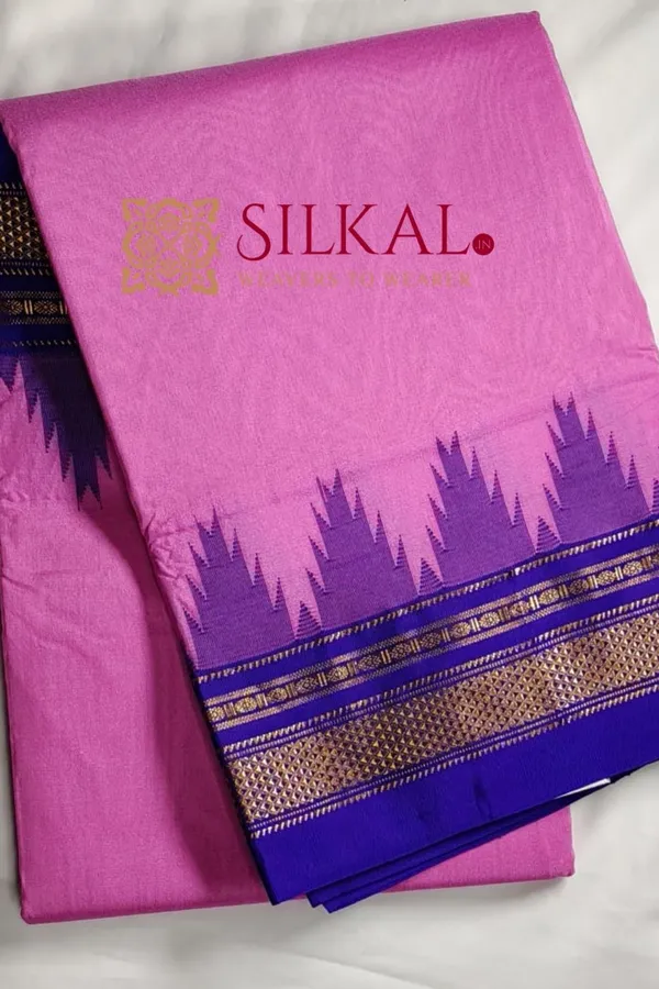 Ilkal_Temple_Cotton_Silk_Saree_SKL3096