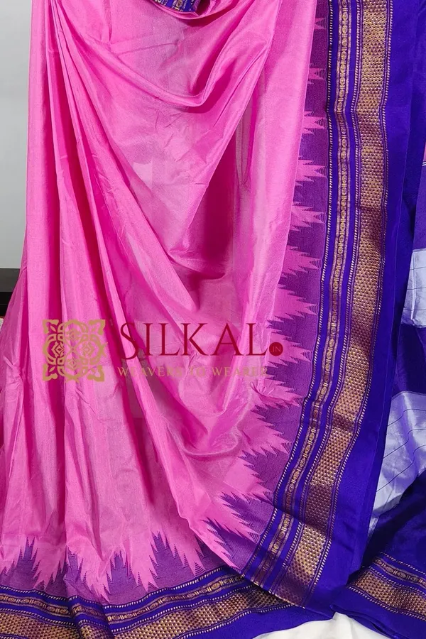 Ilkal_Temple_Cotton_Silk_Saree_SKL3096