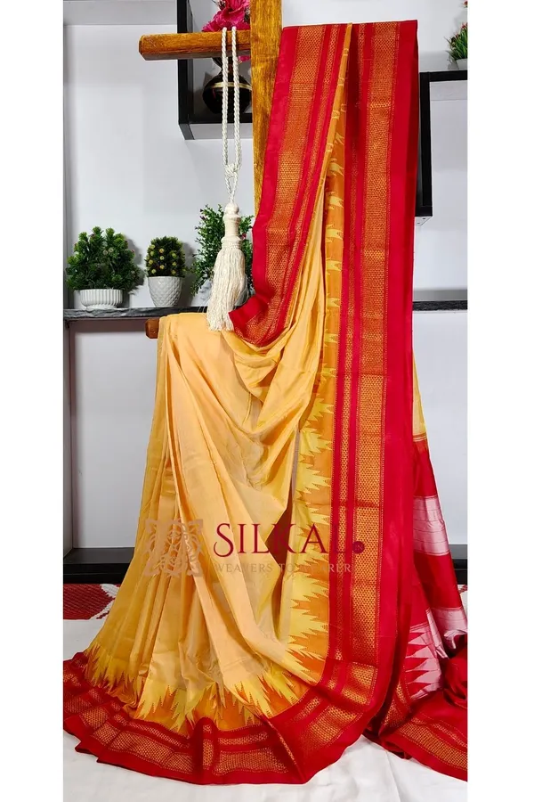Ilkal_Temple_Cotton_Silk_Saree_SKL3108
