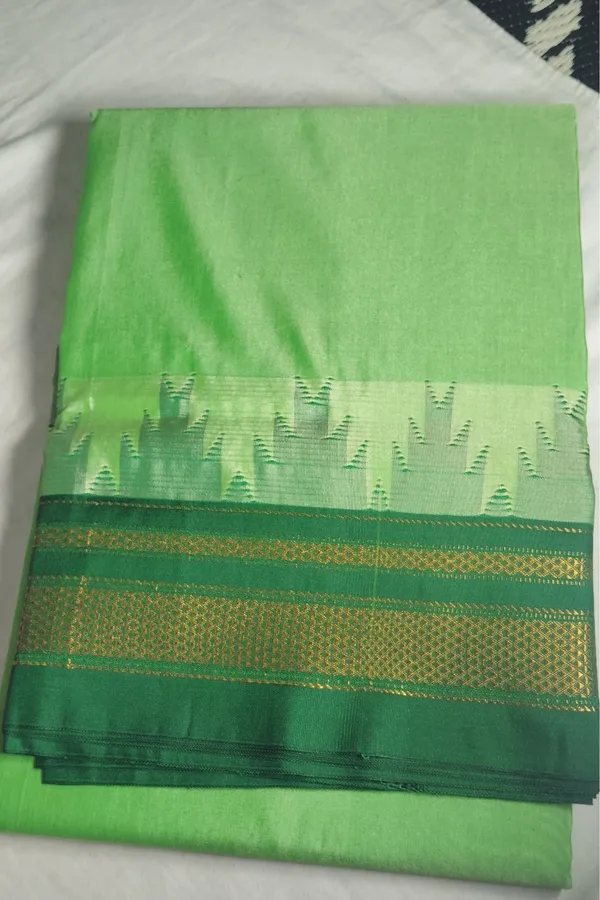 Ilkal_Temple_Cotton_Silk_Saree_SKL_1945