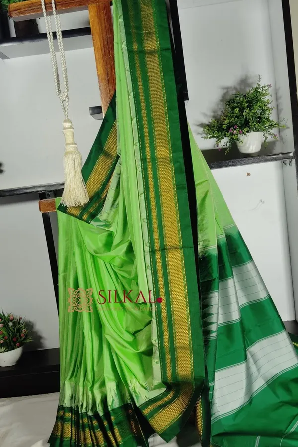 Ilkal_Temple_Cotton_Silk_Saree_SKL_1945