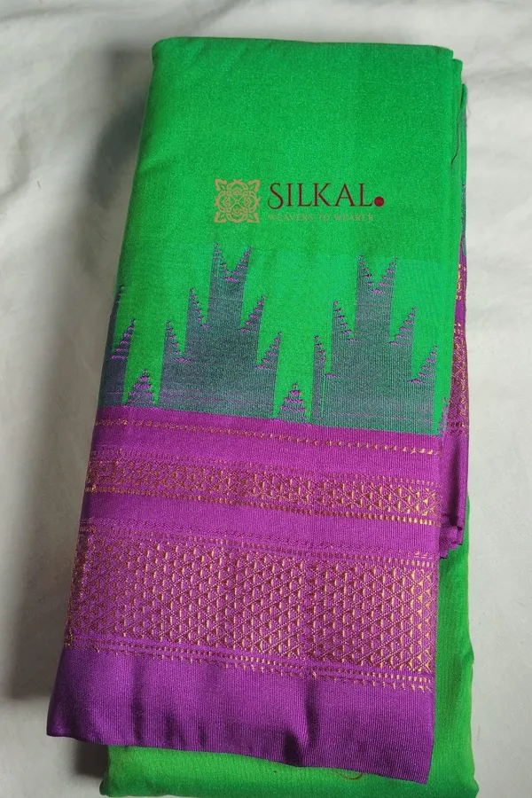 Ilkal_Temple_Cotton_Silk_Saree_SKL_1947