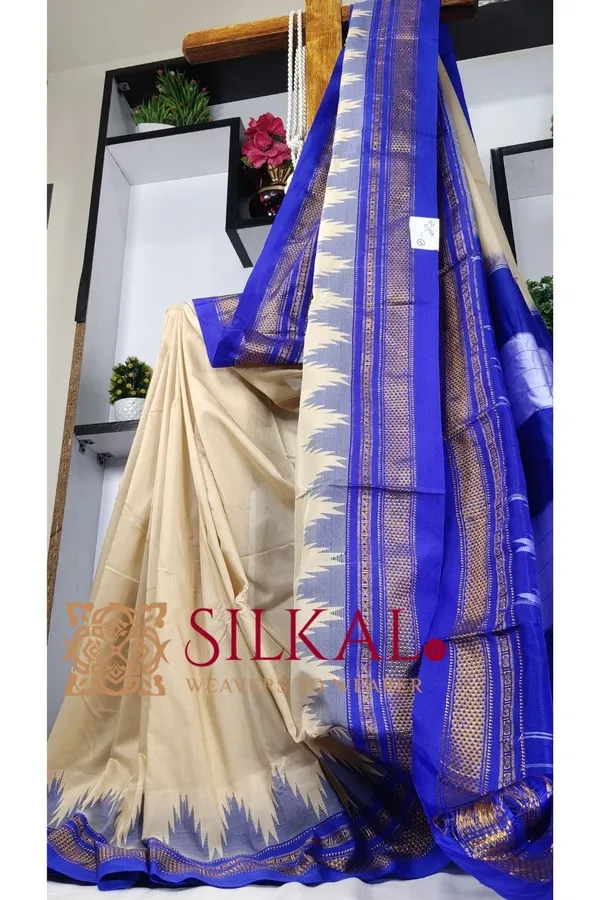 Ilkal_Temple_Cotton_Silk_Saree_Saree_Code-03277