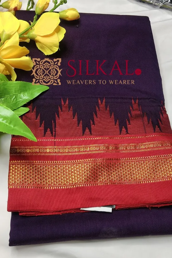 Ilkal_Temple_Cotton_Silk_Saree_Saree_Code-03376