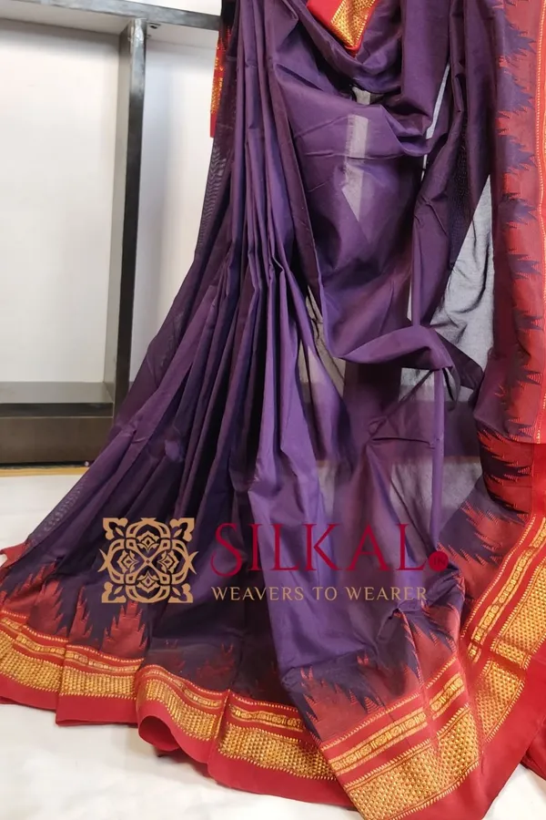 Ilkal_Temple_Cotton_Silk_Saree_Saree_Code-03376