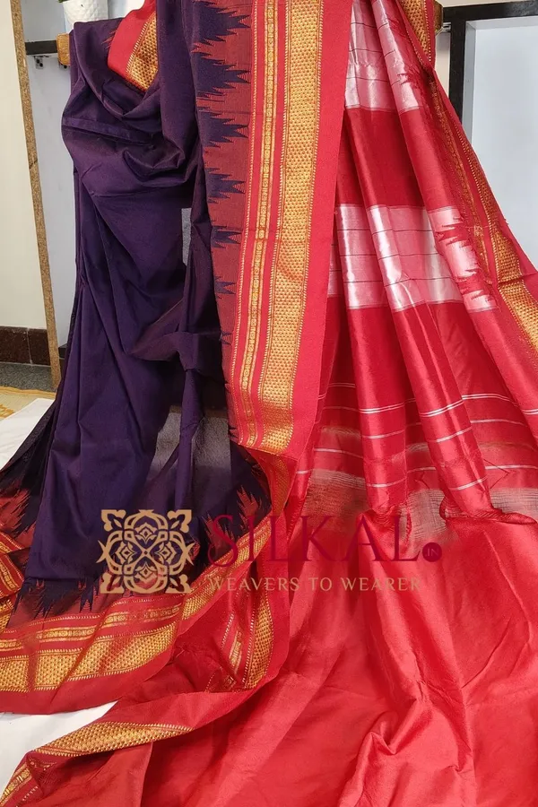 Ilkal_Temple_Cotton_Silk_Saree_Saree_Code-03376