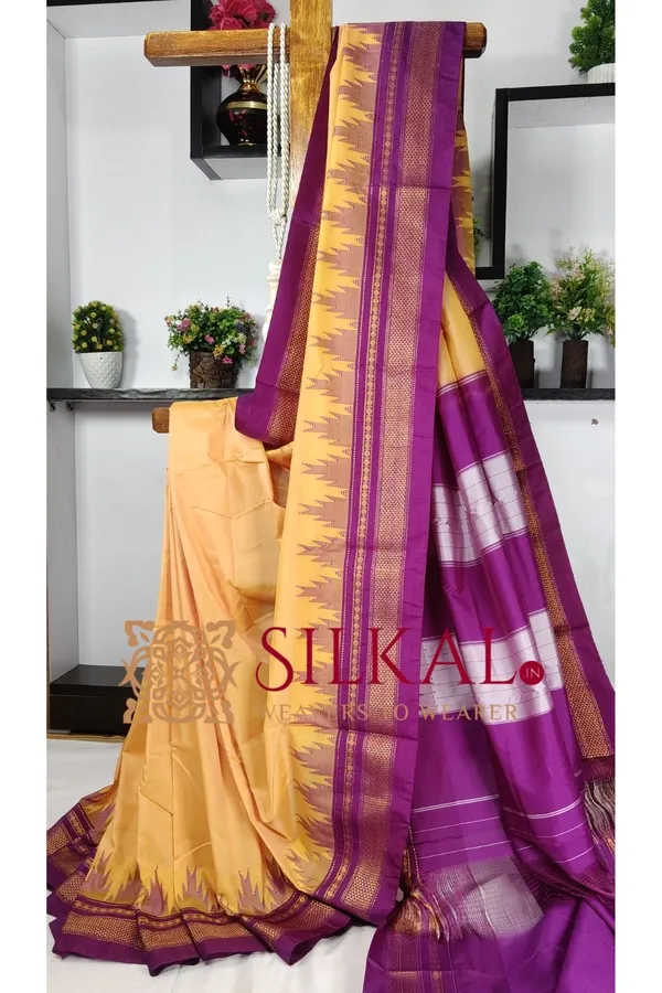Ilkal_Temple_Cotton_Silk_Saree_Saree_Code-03383