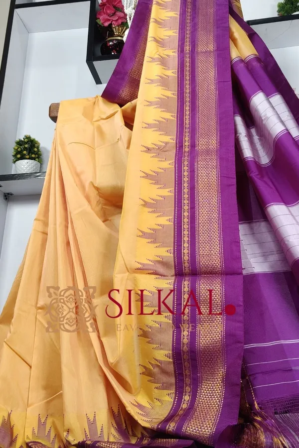 Ilkal_Temple_Cotton_Silk_Saree_Saree_Code-03383