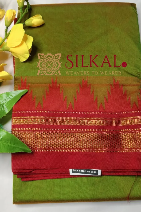 Ilkal_Temple_Cotton_Silk_Saree_Saree_Code-_SKL03380