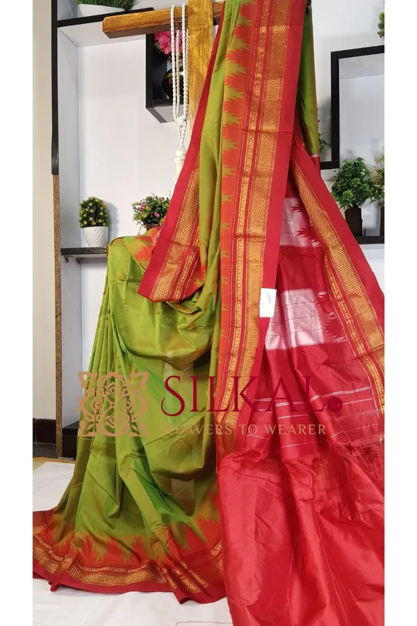 Ilkal_Temple_Cotton_Silk_Saree_Saree_Code-_SKL03380