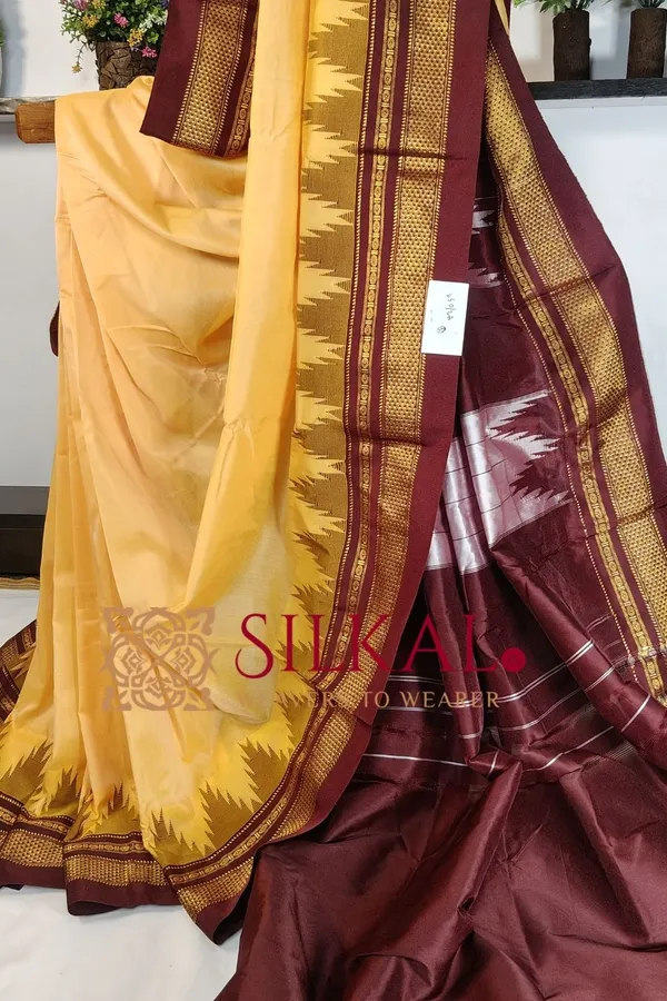 Ilkal_Temple_Cotton_Silk_Saree_Saree_Code-_SKL03386