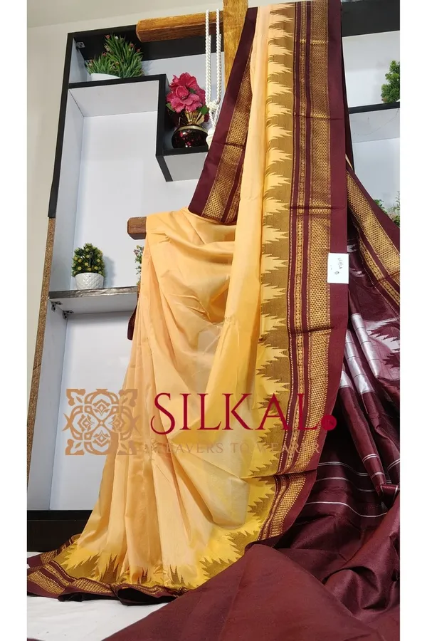 Ilkal_Temple_Cotton_Silk_Saree_Saree_Code-_SKL03386