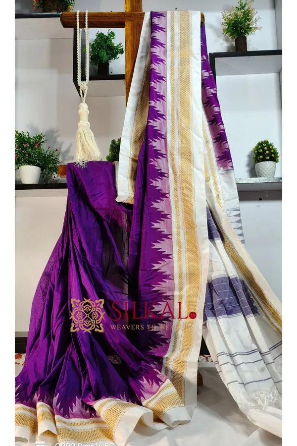 Ilkal_Temple_Cotton_Silk_Saree_Saree_Code-_SKL2074