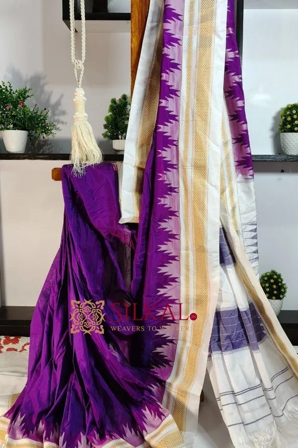 Ilkal_Temple_Cotton_Silk_Saree_Saree_Code-_SKL2074