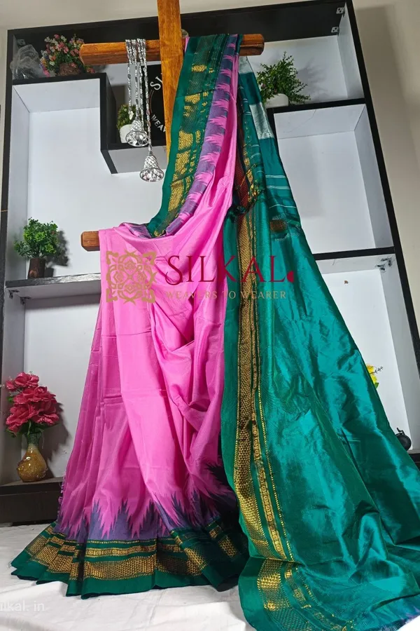 Ilkal_Temple_Cotton_Silk_Saree_Saree_Code-_SKL1123