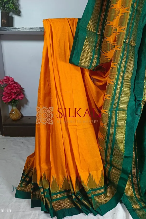 Ilkal_Temple_Cotton_Silk_Saree_Saree_Code-_SKL1077