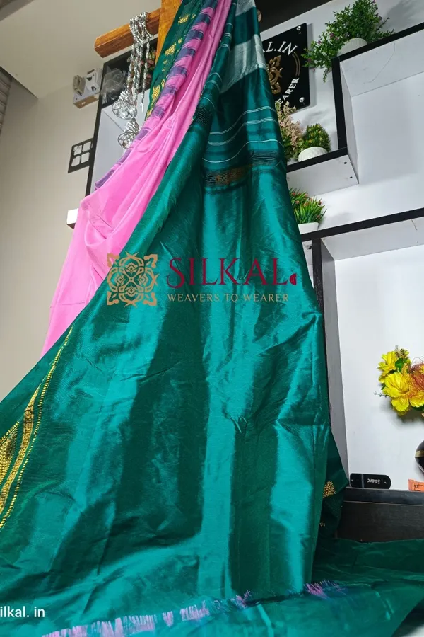 Ilkal_Temple_Cotton_Silk_Saree_Saree_Code-_SKL1123