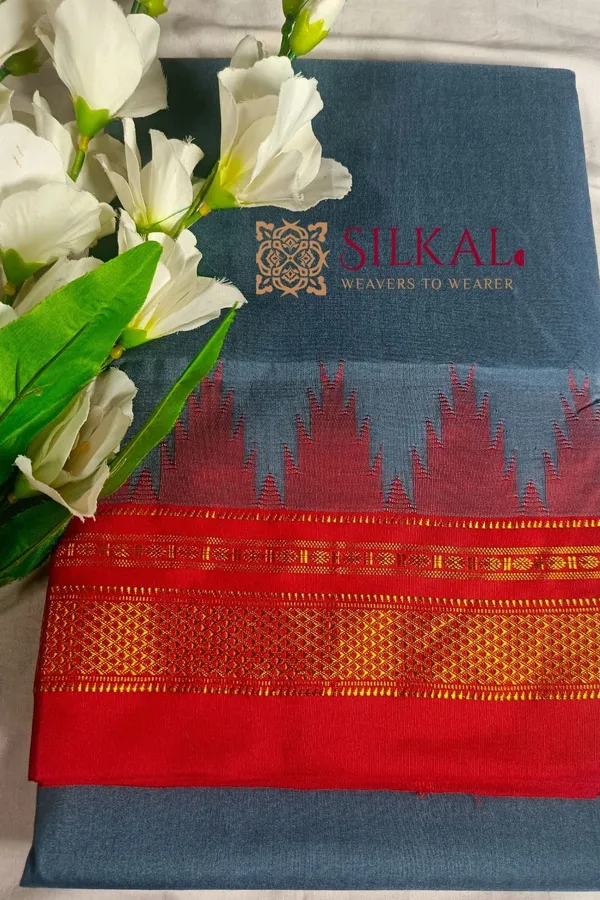 Ilkal_Temple_Cotton_Silk_Saree_Saree_Code-_SKL1721