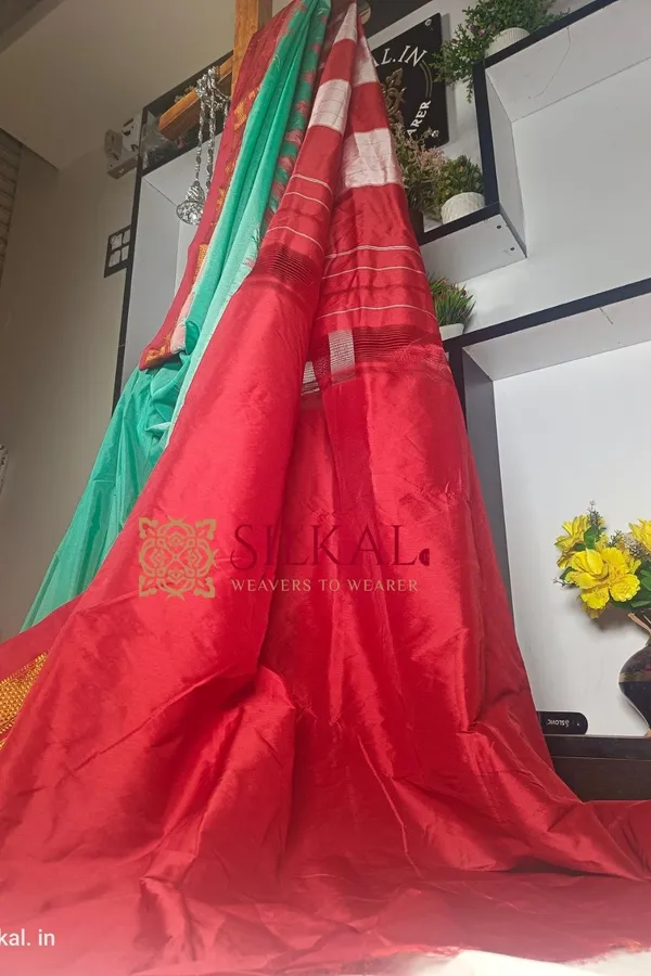 Ilkal_Temple_Cotton_Silk_Saree_Code-_SKL1720