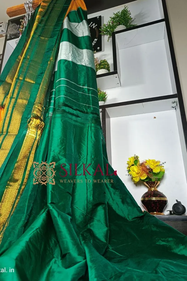 Ilkal_Temple_Cotton_Silk_Saree_Saree_Code-_SKL1077