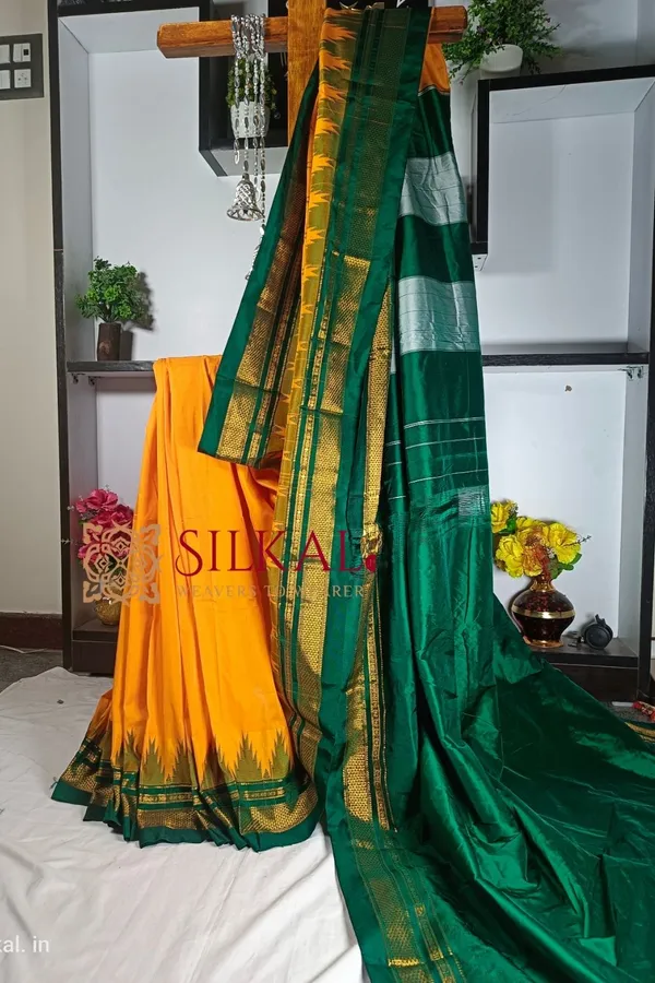 Ilkal_Temple_Cotton_Silk_Saree_Saree_Code-_SKL1077