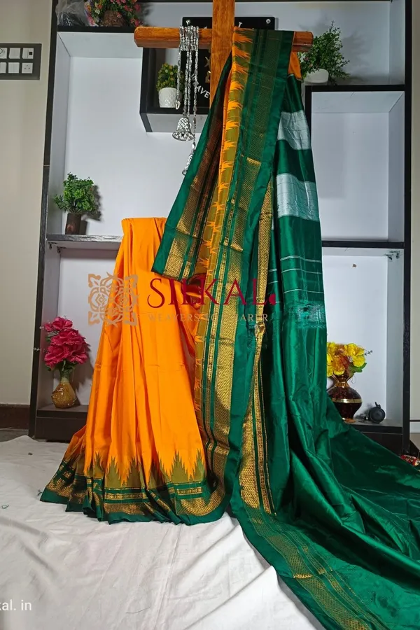 Ilkal_Temple_Cotton_Silk_Saree_Saree_Code-_SKL1077