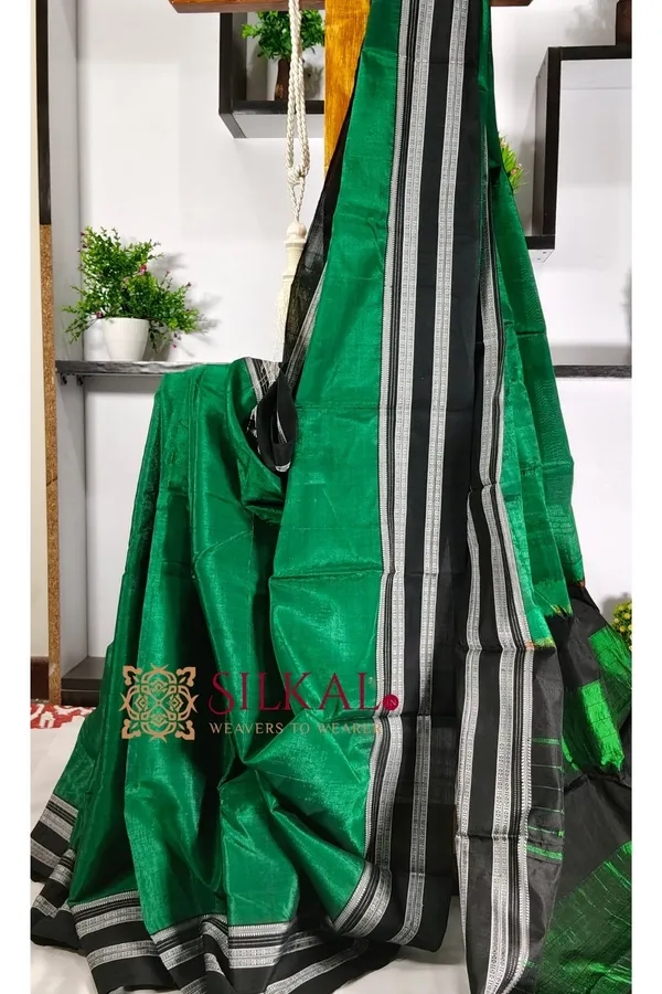 Ilkal_Viscose_Cotton_Silk_Gayatri_Handloom_Saree_SKL2018