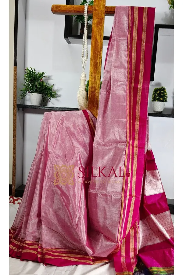 Ilkal_Viscose_Cotton_Silk_Gayatri_Handloom_Saree_SKL2030