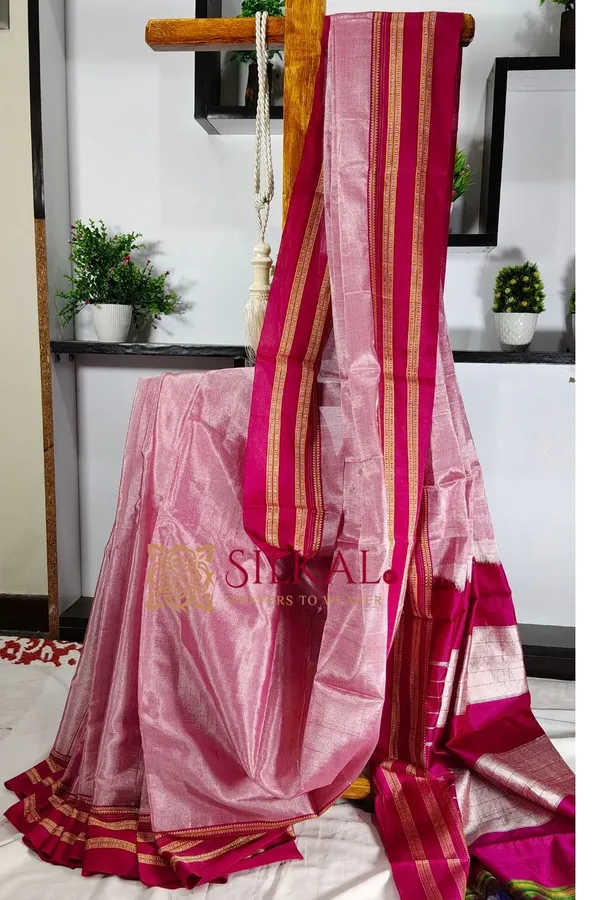 Ilkal_Viscose_Cotton_Silk_Gayatri_Handloom_Saree_SKL2030