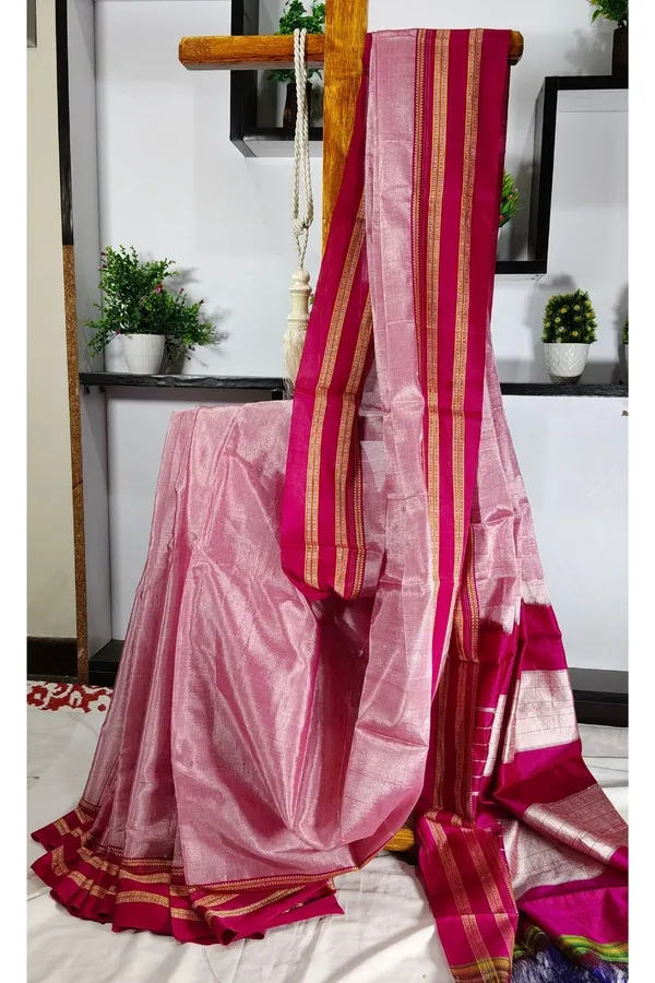 Ilkal_Viscose_Cotton_Silk_Gayatri_Handloom_Saree_SKL2030