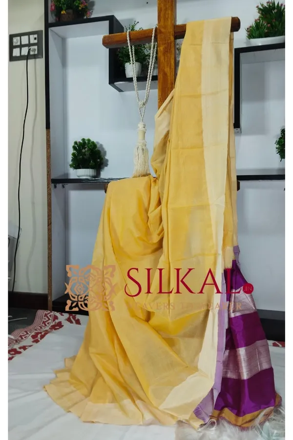 Ilkal_Viscose_Cotton_Silk_Handloom_Saree_SKL3205