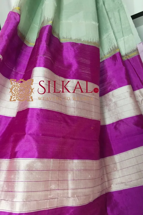Ilkal_Viscose_Cotton_Silk_Handloom_Saree_SKL3207