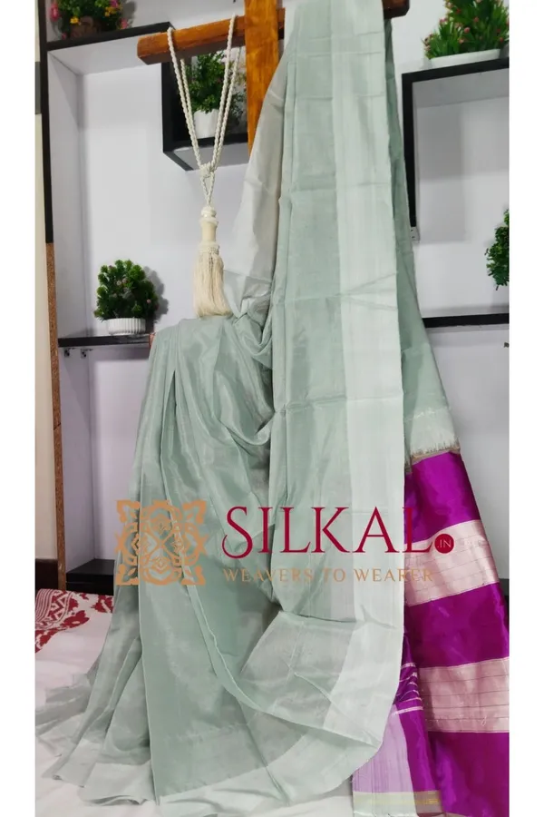 Ilkal_Viscose_Cotton_Silk_Handloom_Saree_SKL3207
