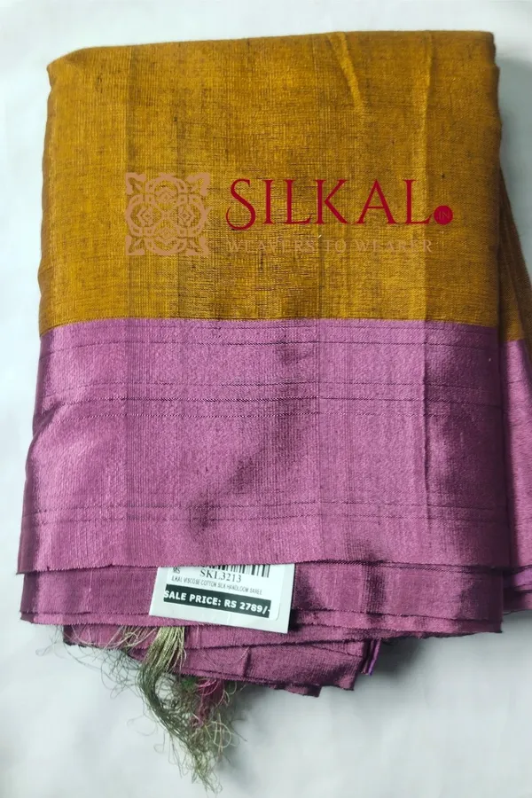 Ilkal_Viscose_Cotton_Silk_Handloom_Saree_SKL3213