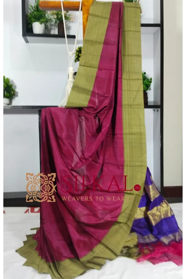 Ilkal_Viscose_Cotton_Silk_Handloom_Saree_SKL3214