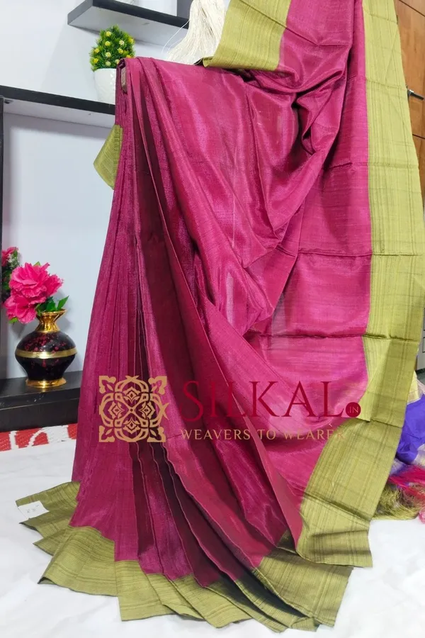 Ilkal_Viscose_Cotton_Silk_Handloom_Saree_SKL3214