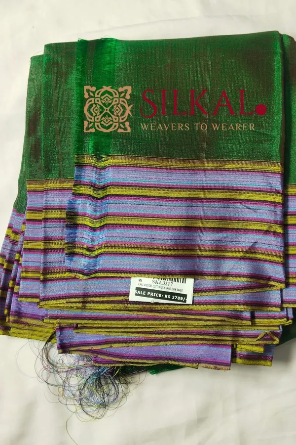 Ilkal_Viscose_Cotton_Silk_Handloom_Saree_SKL3217