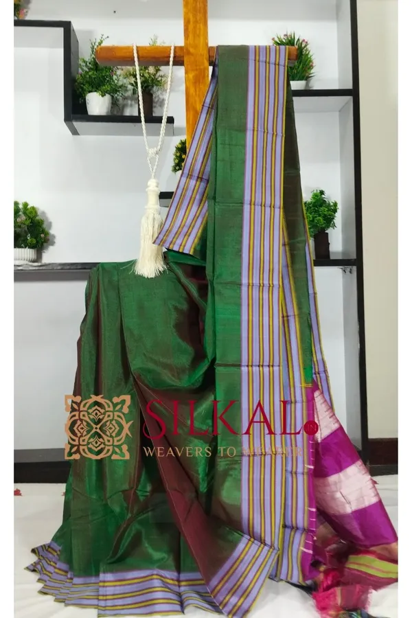 Ilkal_Viscose_Cotton_Silk_Handloom_Saree_SKL3217